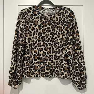 Carly Jean Leopard Print Top